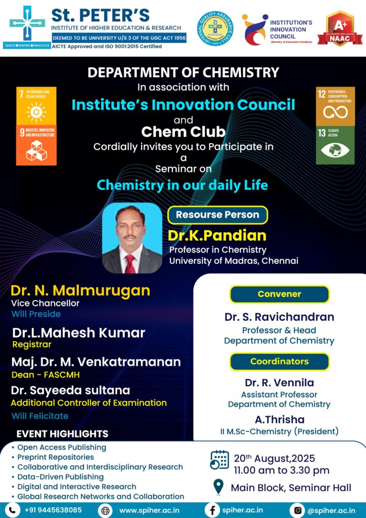 Seminar On Chemistry In Our Daily Life