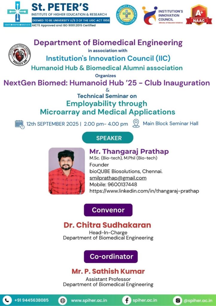 Technical Seminar On Employability Through Microarray and Medical Applications
