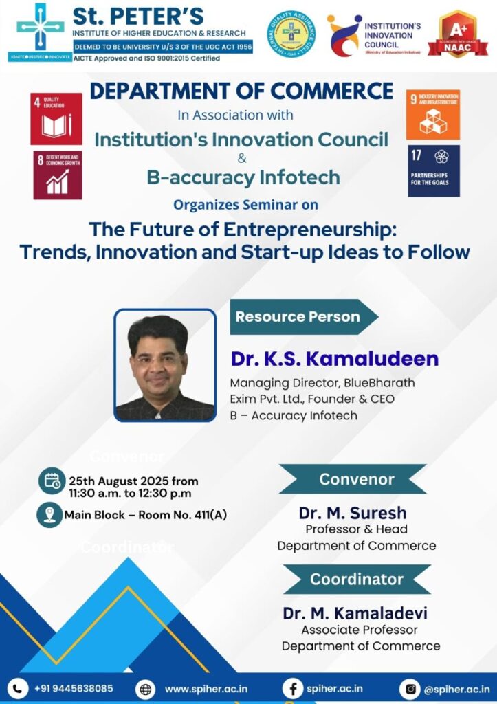 Seminar On The Future of Entrepreneurship