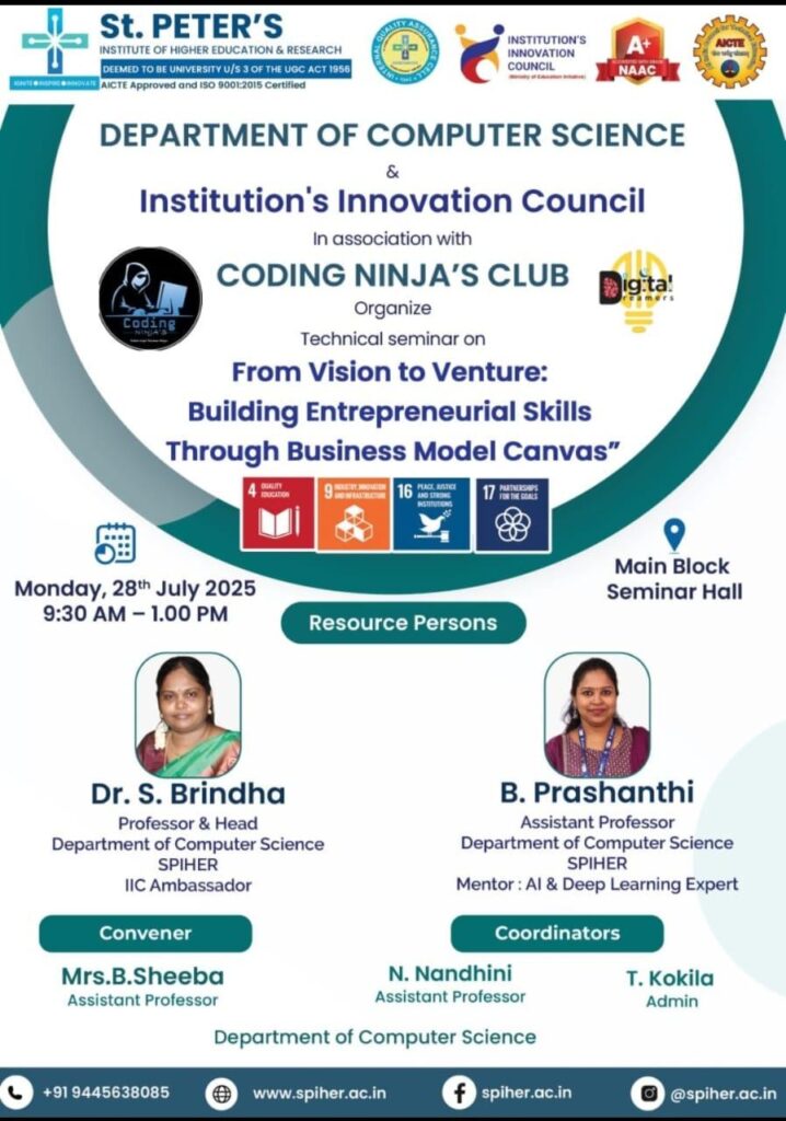 Technical Seminar On From Vision to Venture