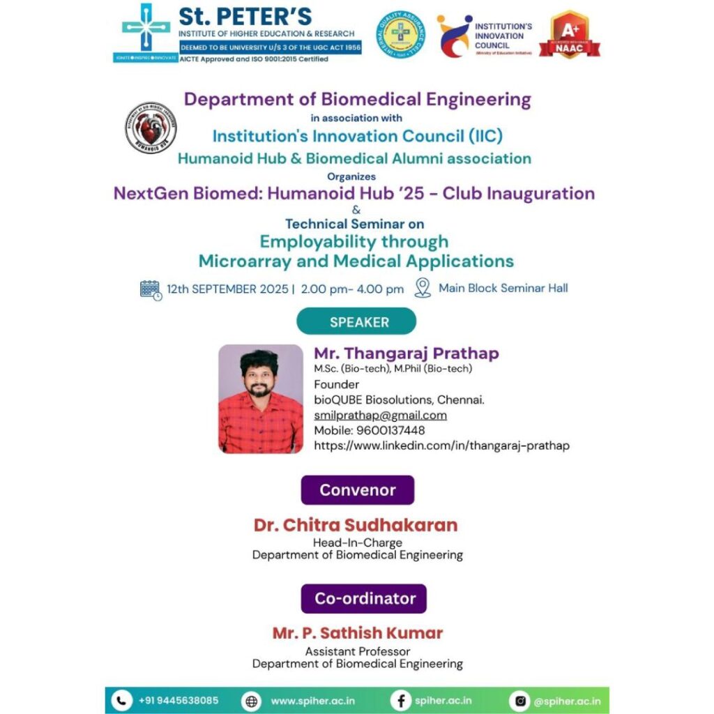 Technical Seminar On Employability Through Microarray and Medical Applications