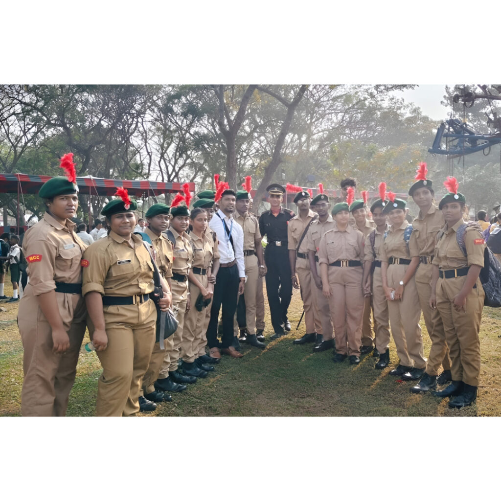 OFFICERS TRAINING ACADEMY VISIT BY NCC CADETS