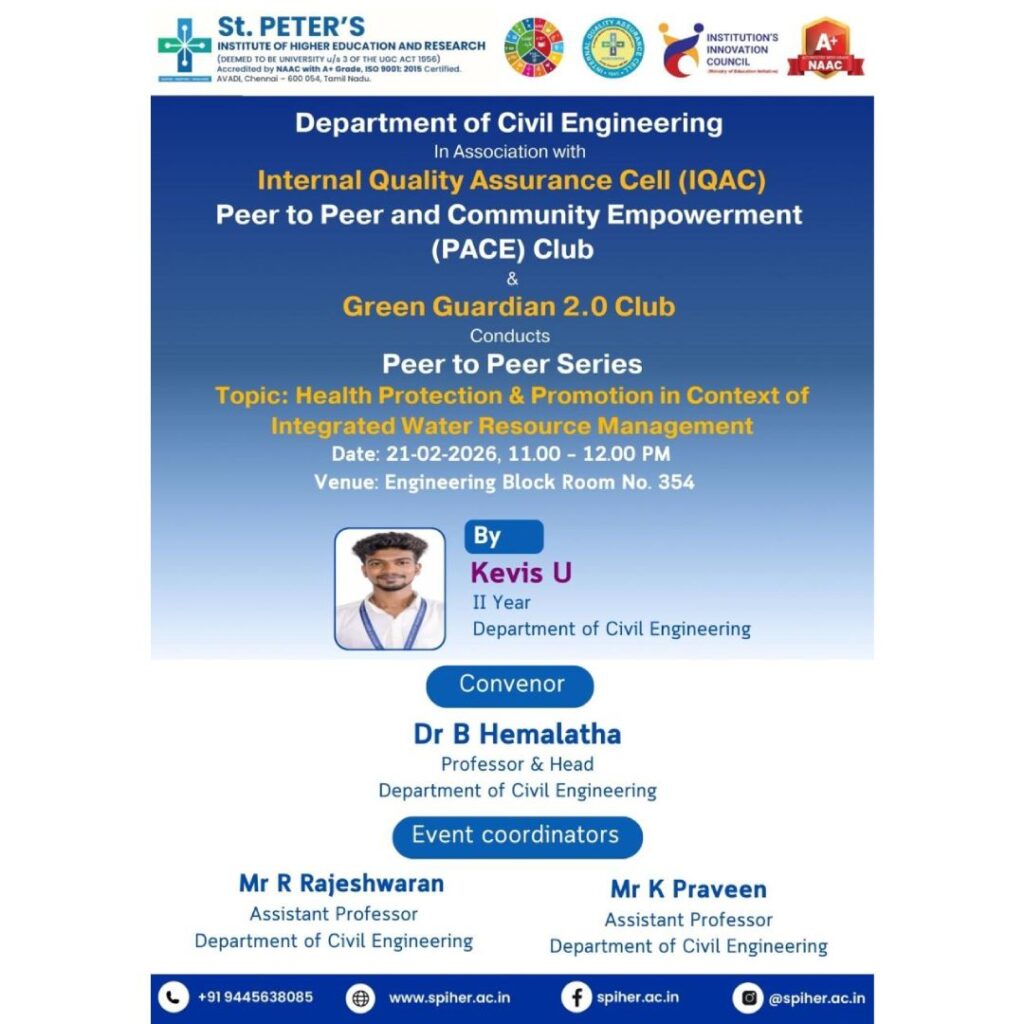 Health Protection & Promotion In Context Of Integrated Water Resource Management