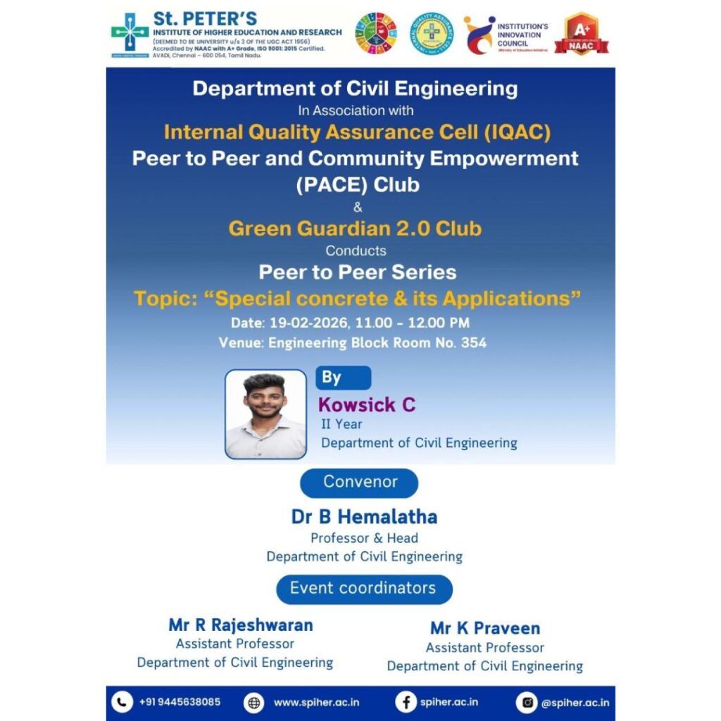 Special Concrete and It’s Applications