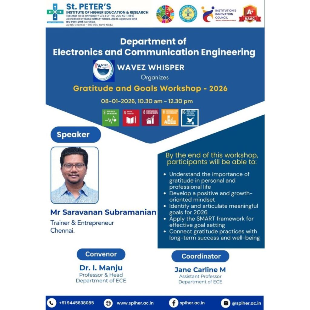 Gratitude And Goals Workshop 2026