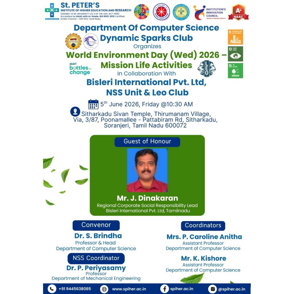 World Environment Day (Wed) 2026 – Mission Life Activities