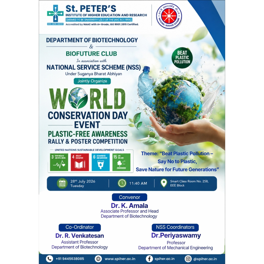 World Conservation Day -Plastic -Free Awareness