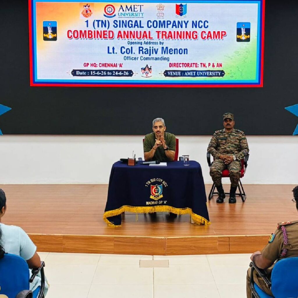 SPIHER NCC Cadets Showcase Excellence at CATC Camp 2026 by 1TN SIG COY NCC