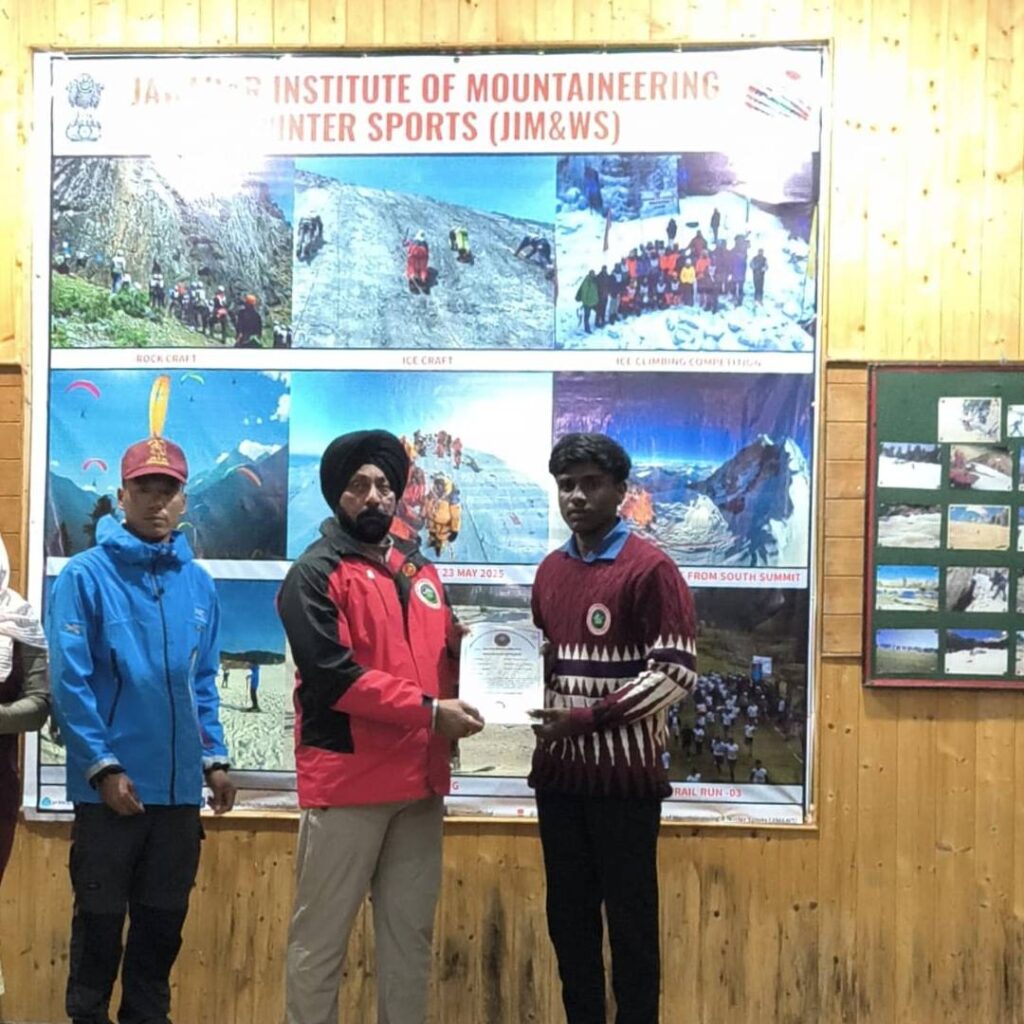 Basic Mountaineering and Winter Sports Camp