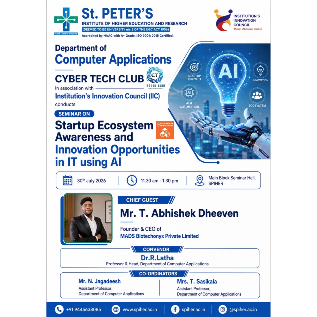 Startup Ecosystem Awareness and Innovation Opportunities in IT using AI